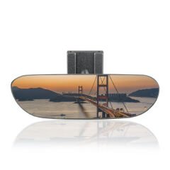 O-va Eğik Kollu-3 Gümüş Yaldızlı İç Dikiz Aynası 160x48 mm