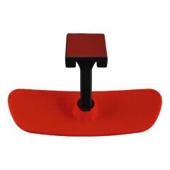 Universal Pırlanta Eğik Kollu-3 İç Dikiz Aynası 171x56 mm Kırmızı