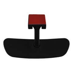 Universal Pırlanta Eğik Kollu-3 İç Dikiz Aynası 171x56 mm Siyah