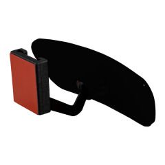 Universal Pırlanta Eğik Kollu-3 İç Dikiz Aynası 171x56 mm Siyah