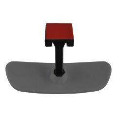 Universal Pırlanta Eğik Kollu-3 İç Dikiz Aynası 171x56 mm Gri