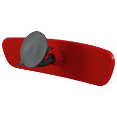 Universal Pırlanta Kiva-5 Vantuzlu İç Dikiz Aynası 249x64 mm Kırmızı