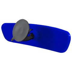 Universal Pırlanta Kiva-5 Vantuzlu İç Dikiz Aynası 249x64 mm Mavi