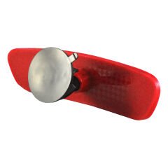 Universal Pırlanta Kiva-4 Vantuzlu İç Dikiz Aynası 212x59 mm Kırmızı