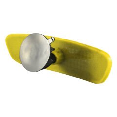 Universal Pırlanta Kiva-4 Vantuzlu İç Dikiz Aynası 212x59 mm Sarı