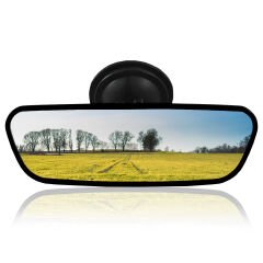 Universal Pırlanta Kiva-3 Vantuzlu İç Dikiz Aynası 171x56 mm Siyah