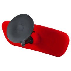 Universal Pırlanta Kiva-3 Vantuzlu İç Dikiz Aynası 171x56 mm Kırmızı