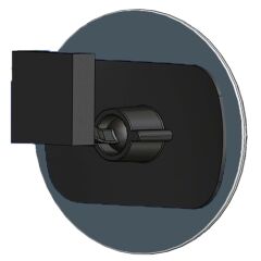 Ufo Eğik Kollu Universal İç Dikiz Aynası r450 Ø210 mm