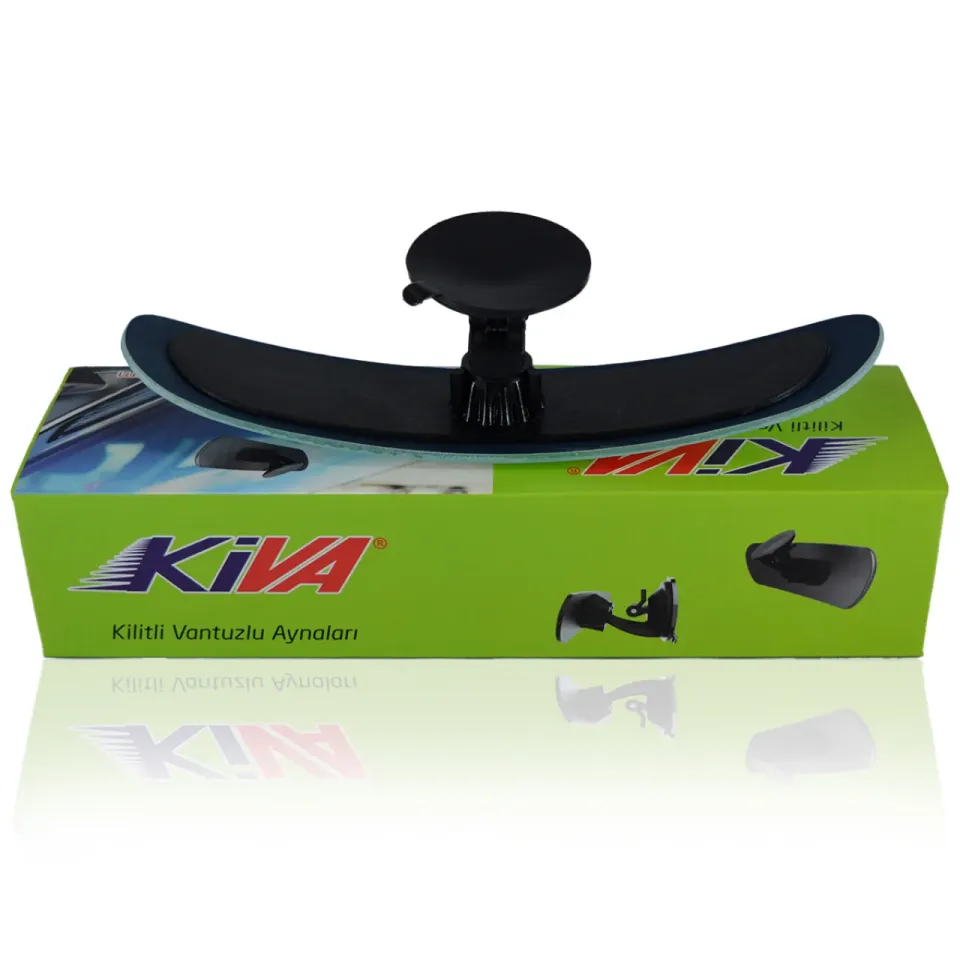 Kiva Safir Kilitli Vantuzlı İç Dikiz Aynası 80x285 mm