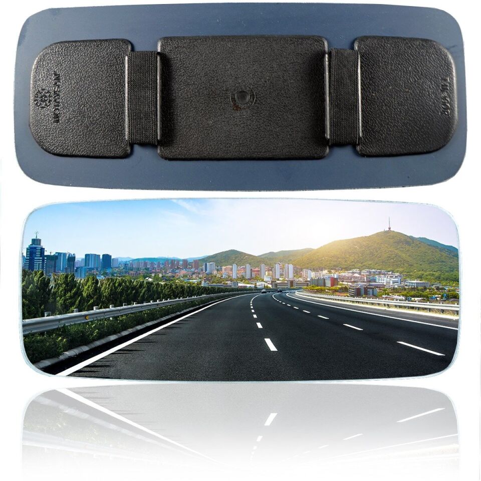 Şahin Geçme-2 Lastikli Universal İç Dikiz Aynası r1800 265x110 mm