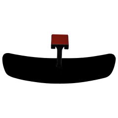 Universal Pırlanta Eğik Kollu-6 İç Dikiz Aynası 277x73 mm Siyah