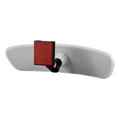 Universal Pırlanta Eğik Kollu-5 İç Dikiz Aynası 249x64 mm Beyaz