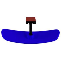 Universal Pırlanta Eğik Kollu-5 İç Dikiz Aynası 249x64 mm Mavi