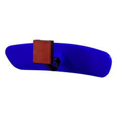 Universal Pırlanta Eğik Kollu-5 İç Dikiz Aynası 249x64 mm Mavi
