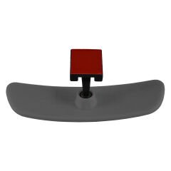 Universal Pırlanta Dik Kollu-4 İç Dikiz Aynası 212x59 mm Gri