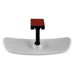 Universal Pırlanta Eğik Kollu-4 İç Dikiz Aynası 212x59 mm Beyaz