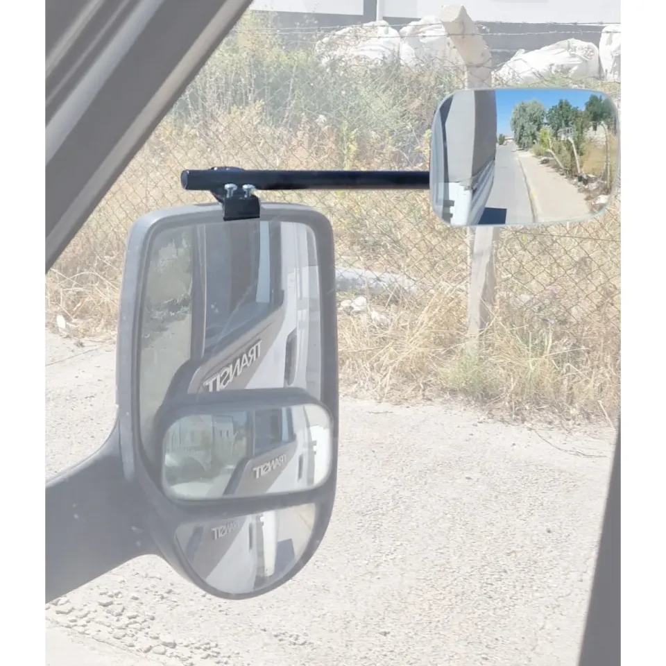 Karavan Aynası Camlı-1 Sol Ayarlanabilir Plastik Ayaklı 140x70 mm