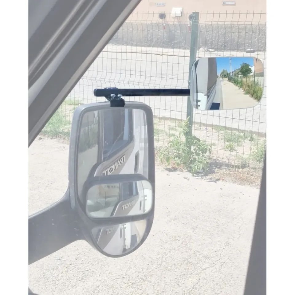 Karavan Aynası Camlı-1 Sol Ayarlanabilir Plastik Ayaklı 140x70 mm
