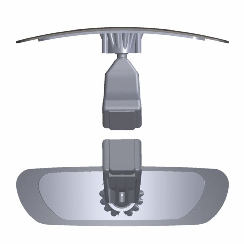 O-va Şahin Ayaklı-3 Yaldızlı Universal İç Dikiz Aynası 160x48 mm