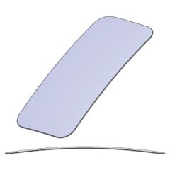 Axor Ym Yataksız Kızaklı Yan Ayna Camı 215x435 mm