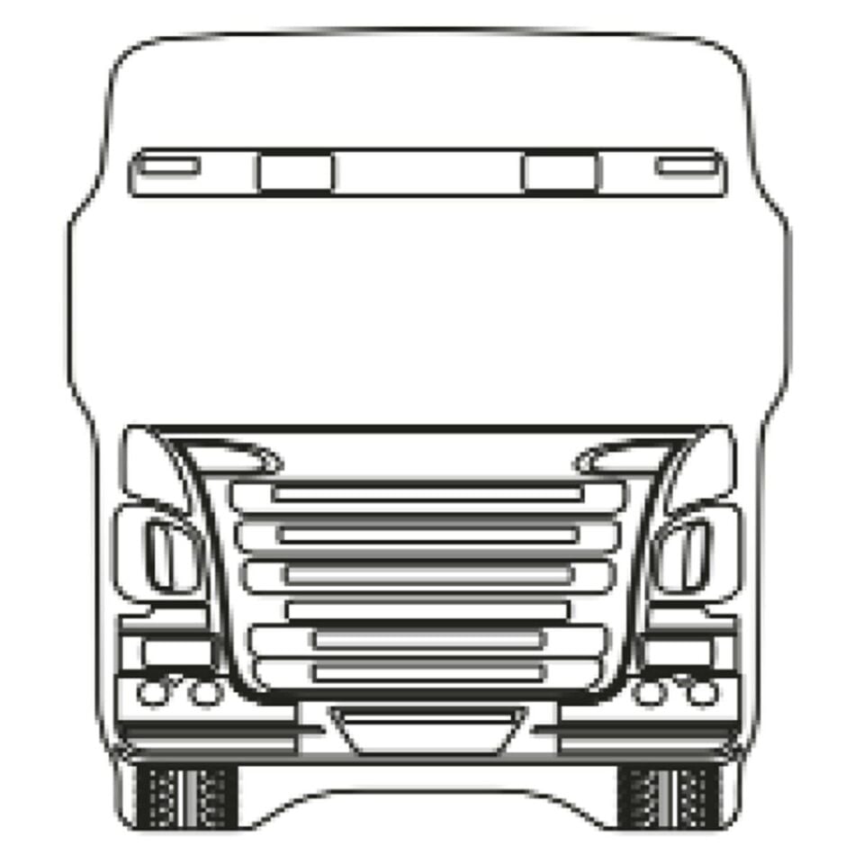Scania Kabin Canlandırma Ayna Kiva 140x170 mm