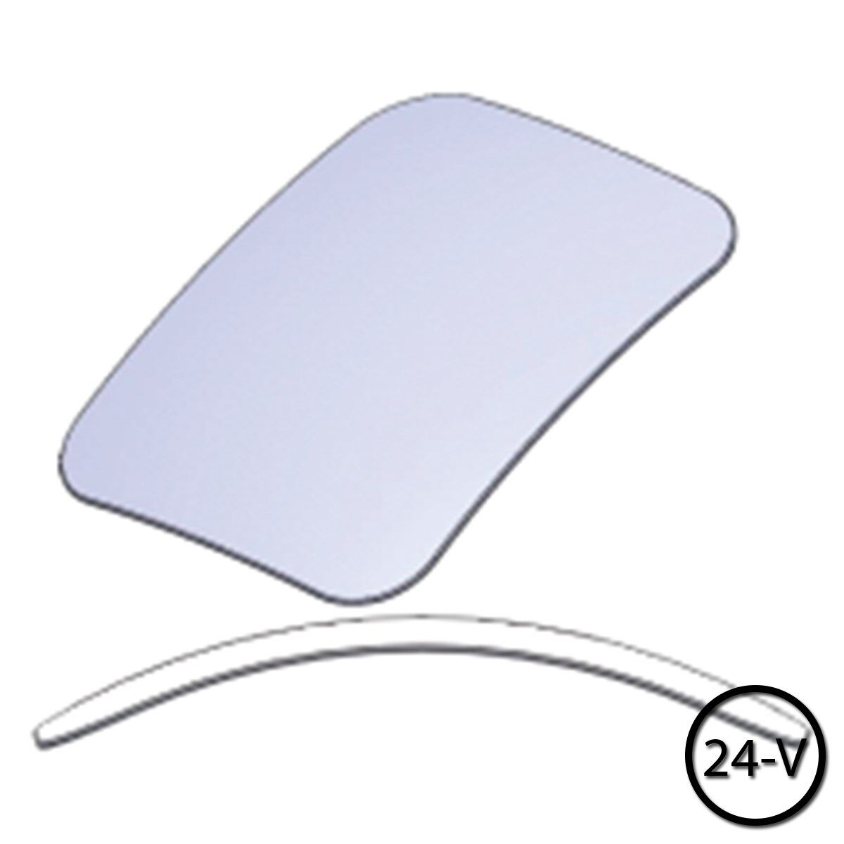 Axor YM Rezistanslı Tırnaklı İlave Ayna Camı 24V 200x215 mm