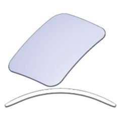Axor YM Rezistanssız Tırnaklı İlave Ayna Camı 203x200 mm