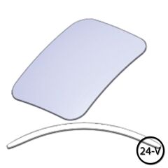 Axor YM Rezistanslı Kızaklı 3 mm Rodajlı İlave Ayna Camı 203x200 mm