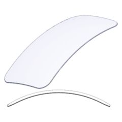Kapı Üstü YM Ayna Camı r450 305x165 mm