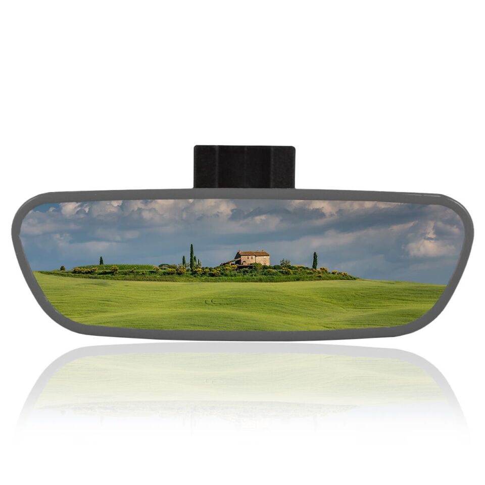 Universal Pırlanta Dik Kollu-3 İç Dikiz Aynası 171x56 mm Gri