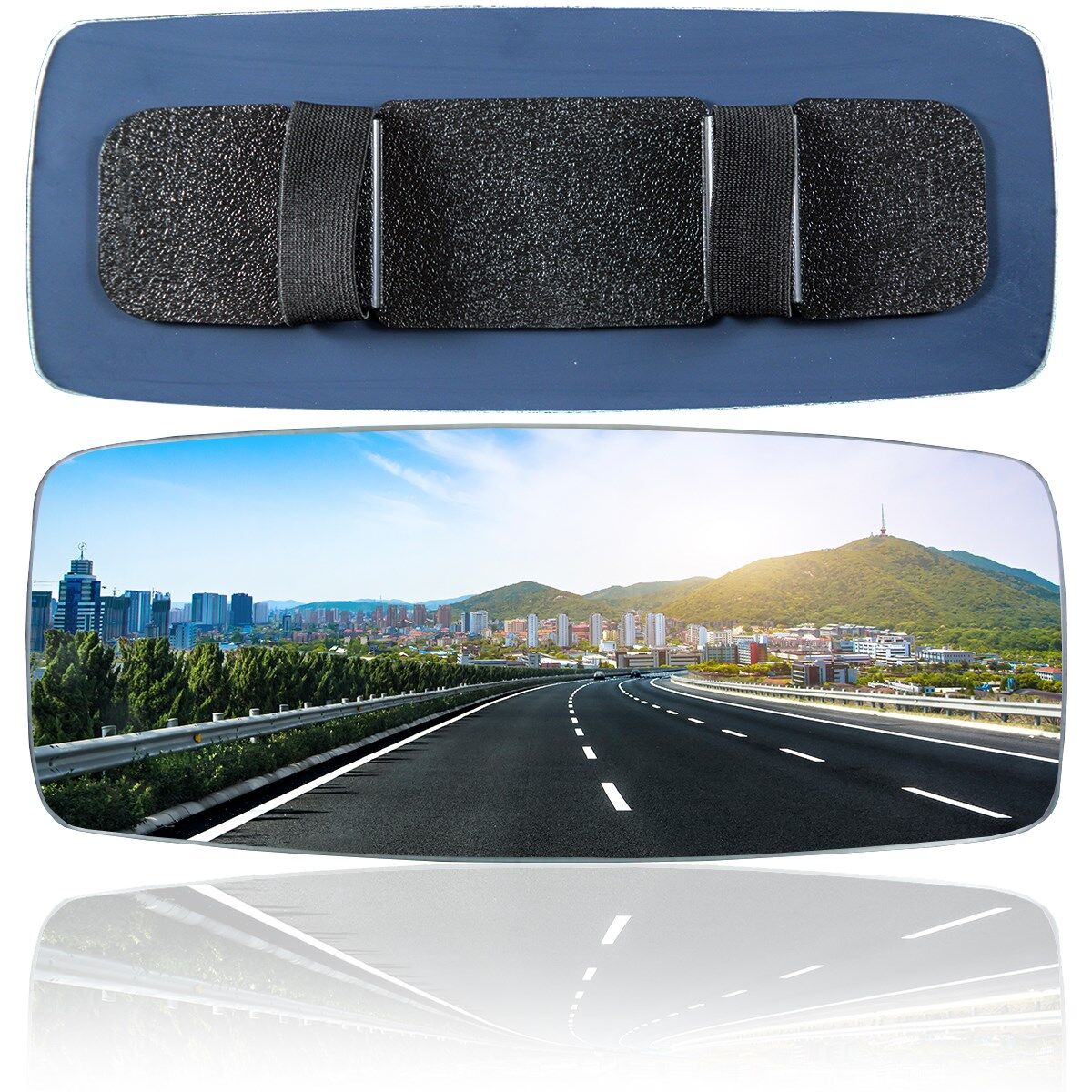 Şahin Geçme-2 Lastikli Universal İç Dikiz Aynası r450 265x110 mm