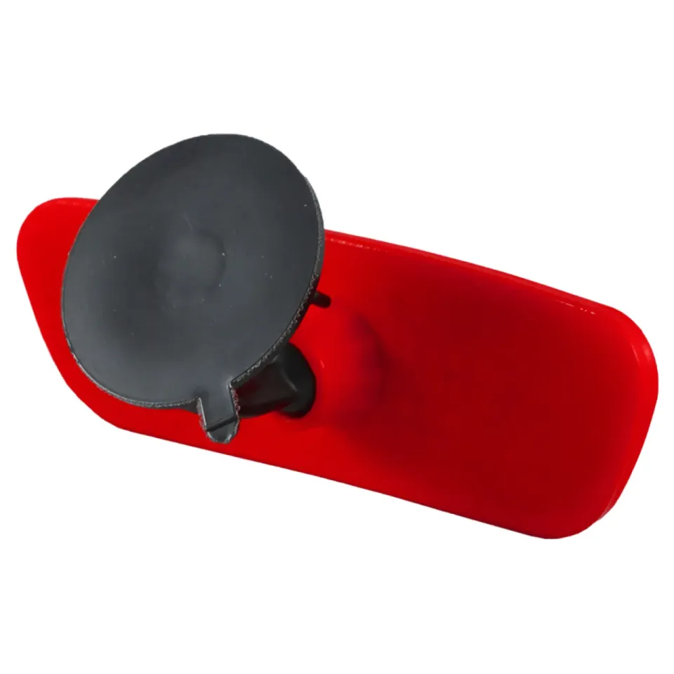 Universal Pırlanta Kiva-3 Vantuzlu İç Dikiz Aynası 171x56 mm Kırmızı