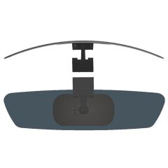 Safir Kollu-1 Universal İç Dikiz Aynası r1800 300x90 mm