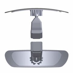 O-va Şahin Ayaklı-3 Yaldızlı Universal İç Dikiz Aynası 160x48 mm