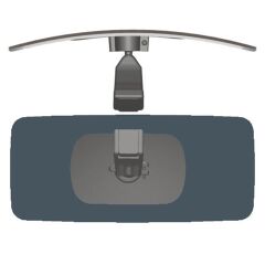Şahin Camlı Şahin Ayaklı-2 Universal İç Dikiz Aynası r1800 265x110 mm