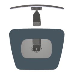 Ihlara Şahin Ayaklı-1 Universal İç Dikiz Aynası r450 220x155 mm