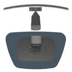 Ihlara Şahin Ayaklı-2 Universal İç Dikiz Aynası r450 180x110 mm