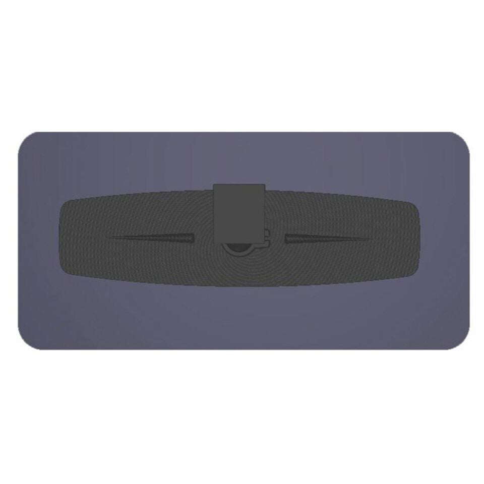 304 Camlı Eğik Kollu Universal İç Dikiz Aynası Düz 340x155 mm