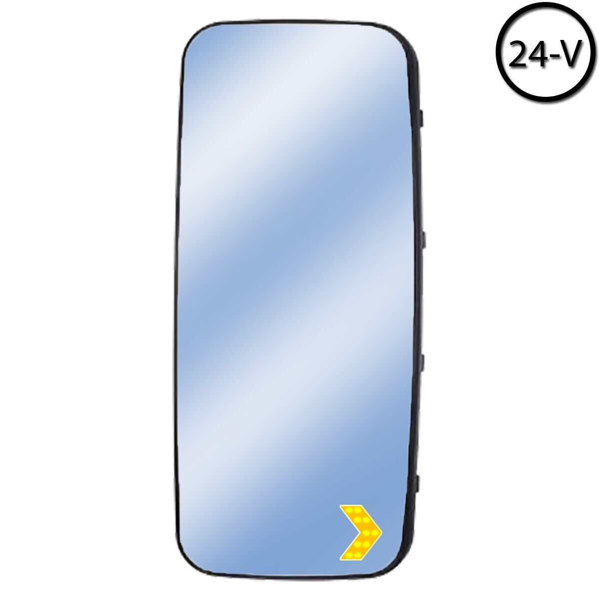 Axor Ym Rezistanslı Tırnaklı Sinyalli Plastik Yataklı Sağ Ayna Camı 24V 215x435 mm 002 811 46 33