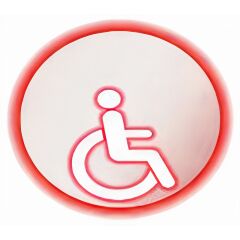 Mercek Dikkat Engelli Işıklı İç Dikiz Aynası 120 mm