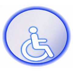 Mercek Dikkat Engelli Işıklı İç Dikiz Aynası 120 mm
