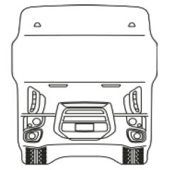 Ford Kabin Canlandırma Ayna Topuzlu 140x170 mm