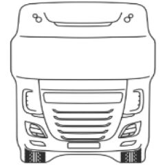 Daf Kabin Canlandırma Ayna Kiva 140x170 mm