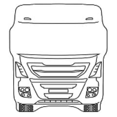 Iveco Kabin Canlandırma Ayna Kiva 140x170 mm