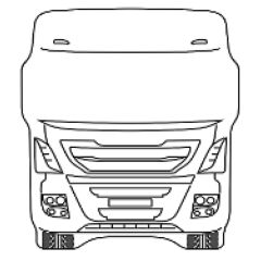 Iveco Kabin Canlandırma Ayna Topuzlu 140x170 mm