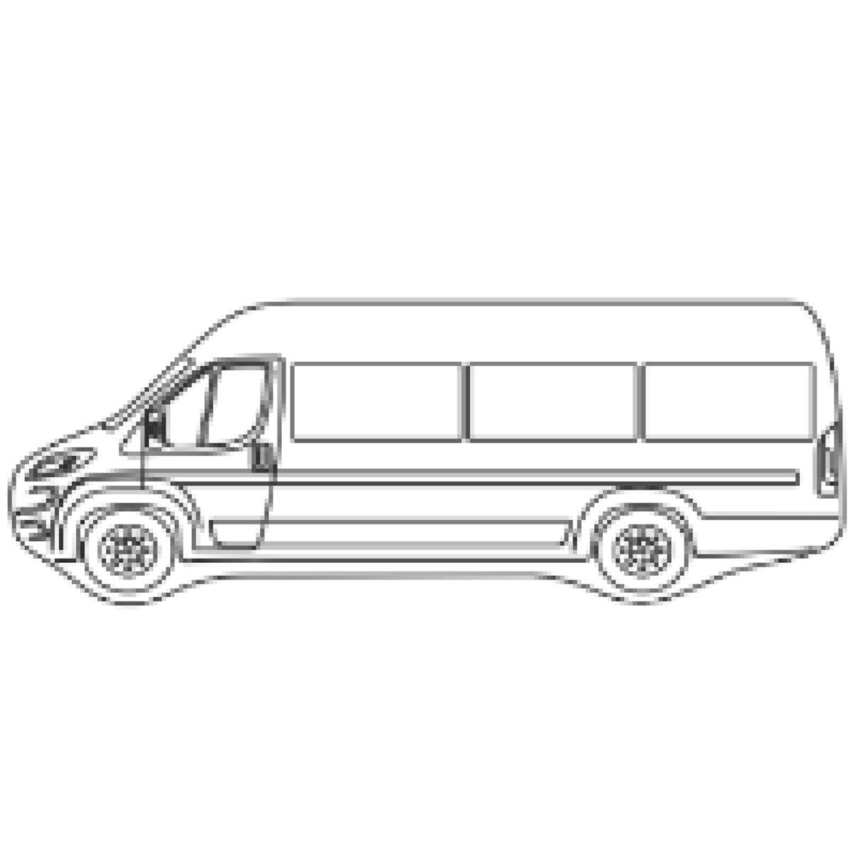 Ducato Minibüs Şahin Ayaklı Canlandırma Ayna 100x250 mm