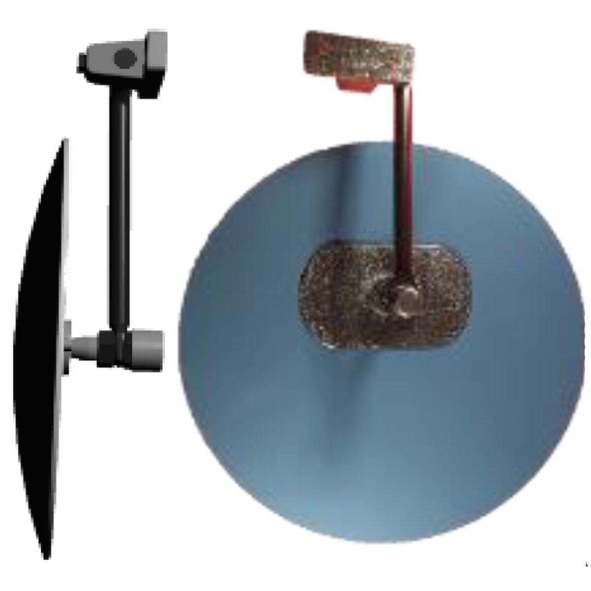 İç Mekan Güvenlik Aynası Özel Kollu 260 mm