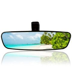 Universal Pırlanta Şahin Ayaklı-5 İç Dikiz Aynası 249x64 mm Siyah