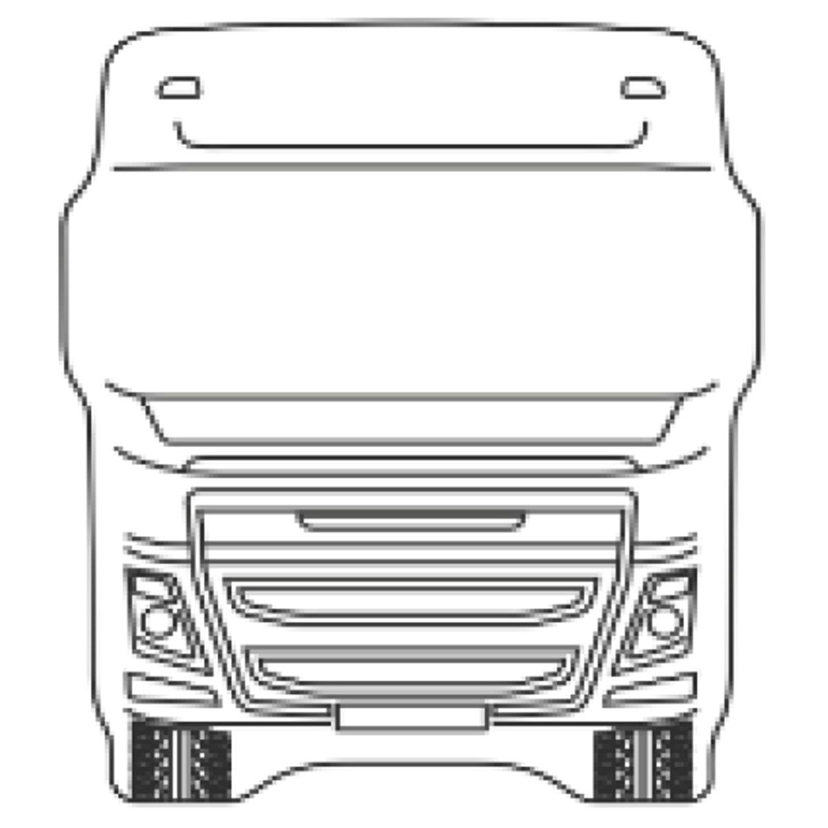 Volvo Kabin Canlandırma Ayna Topuzlu 140x170 mm