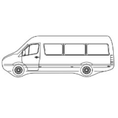 Sprinter Minibüs Kollu Canlandırma Ayna 100x250 mm
